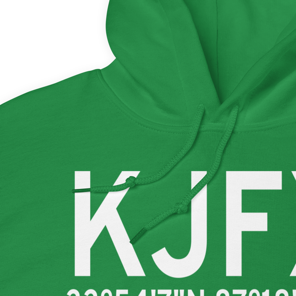 Walker County Airport-Bevill Field (KJFX) ICAO Hoodie Sweatshirt 