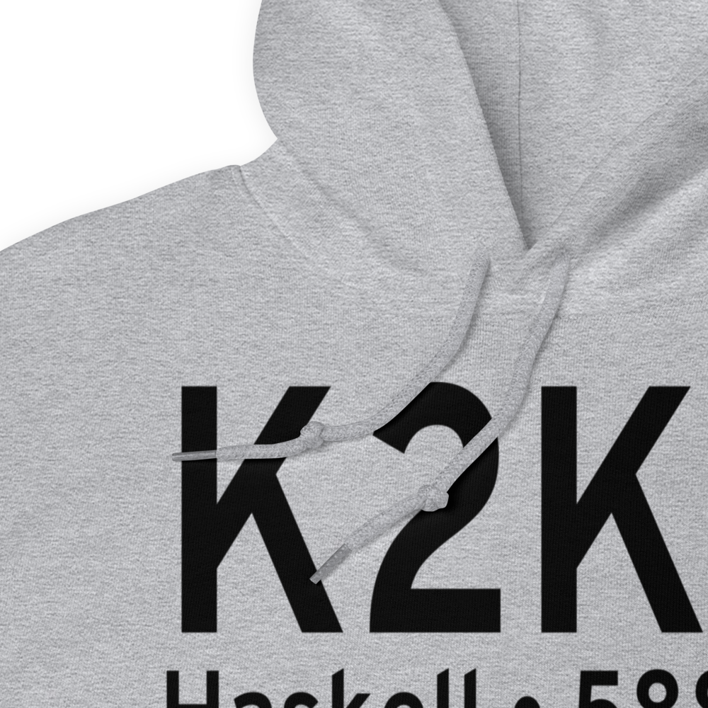 Haskell Airport (K2K9) ICAO Hoodie Sweatshirt 