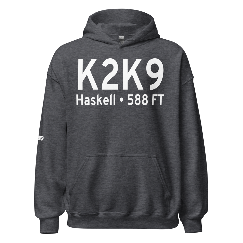Haskell Airport (K2K9) ICAO Hoodie Sweatshirt 