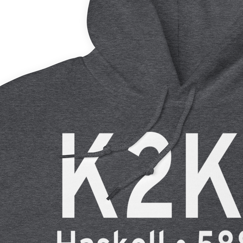 Haskell Airport (K2K9) ICAO Hoodie Sweatshirt 