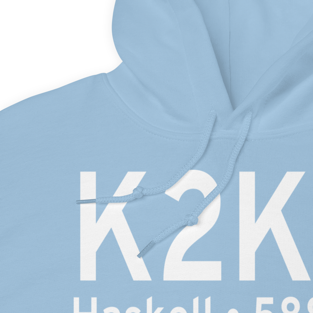 Haskell Airport (K2K9) ICAO Hoodie Sweatshirt 