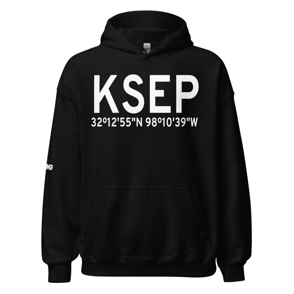 Stephenville Clark Regional Airport (KSEP) ICAO Hoodie Sweatshirt 
