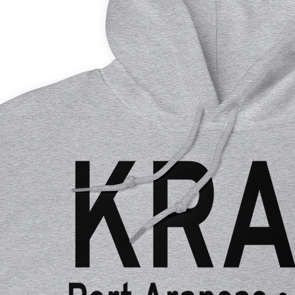 Mustang Beach Airport (KRAS) ICAO Hoodie Sweatshirt 