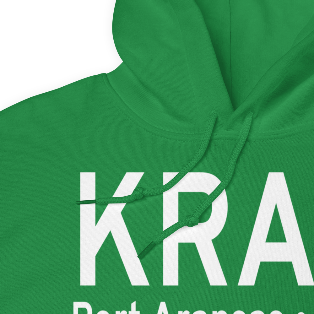 Mustang Beach Airport (KRAS) ICAO Hoodie Sweatshirt 