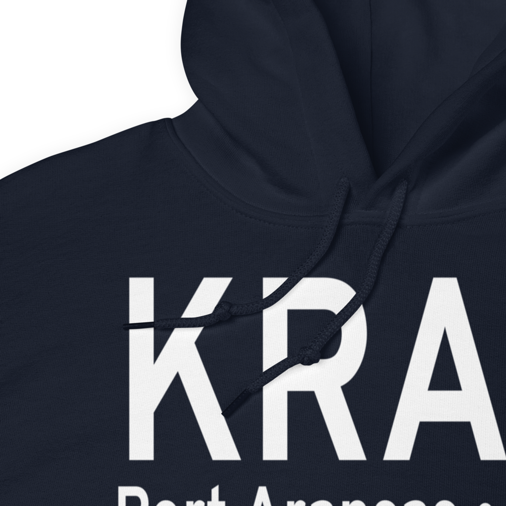 Mustang Beach Airport (KRAS) ICAO Hoodie Sweatshirt 