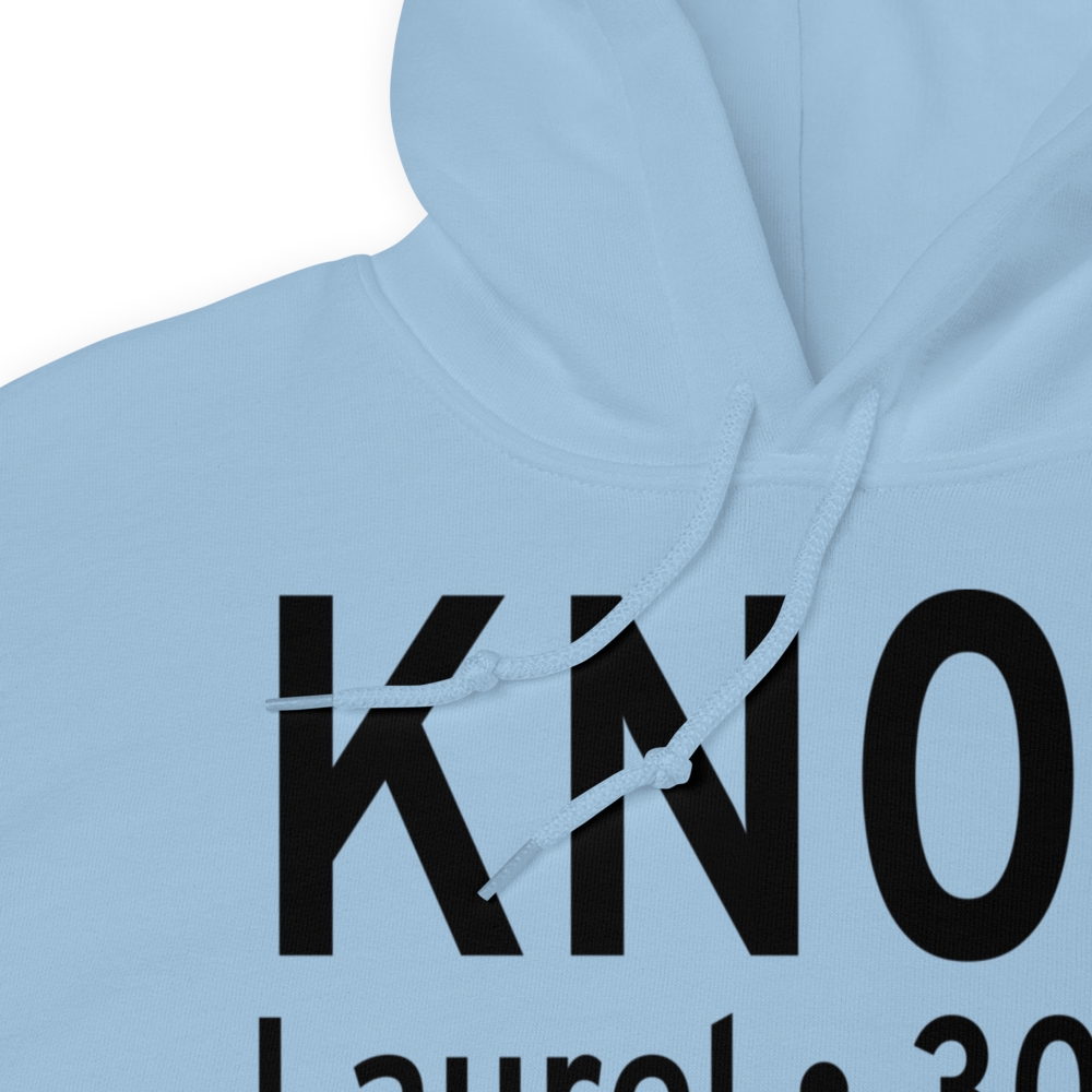Laurel Airport (KN06) ICAO Hoodie Sweatshirt 
