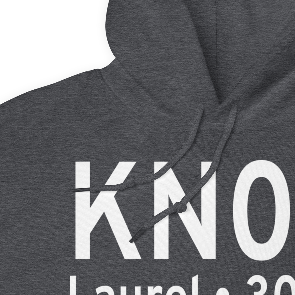 Laurel Airport (KN06) ICAO Hoodie Sweatshirt 