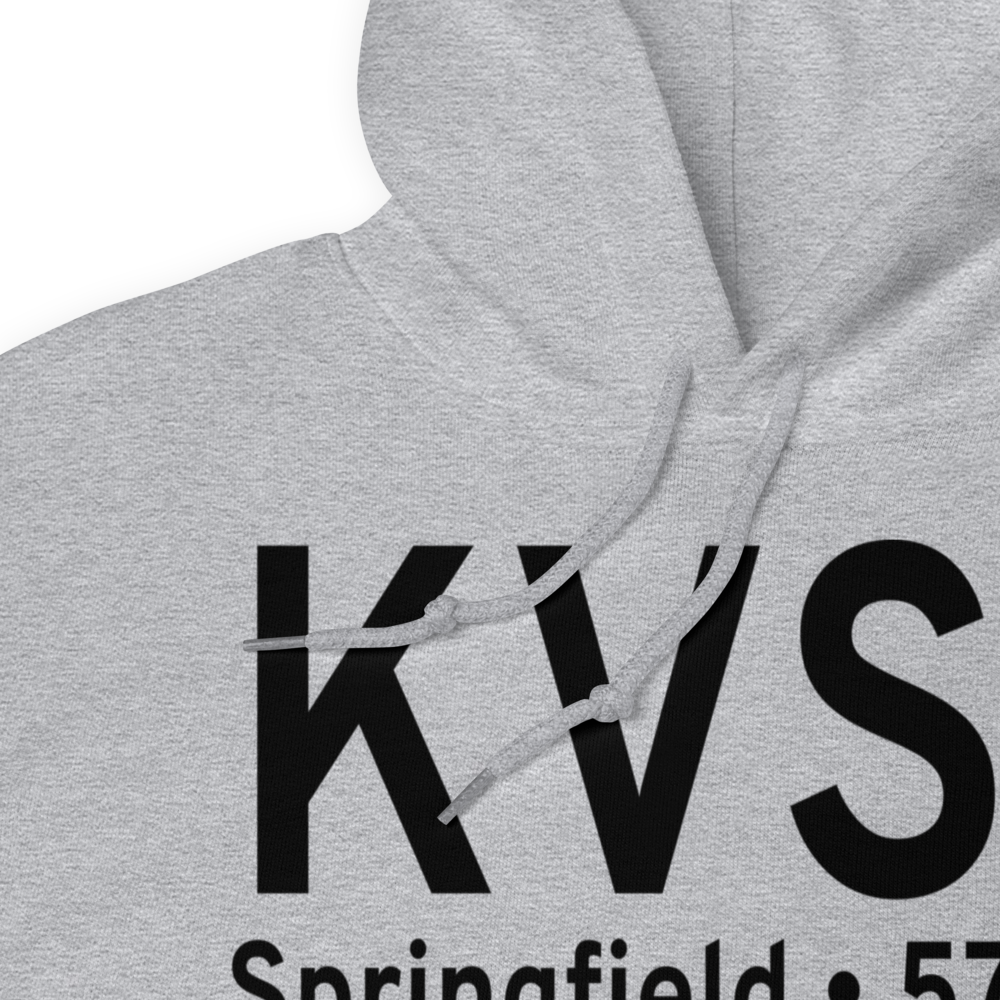 Hartness State (Springfield) Airport (KVSF) ICAO Hoodie Sweatshirt 