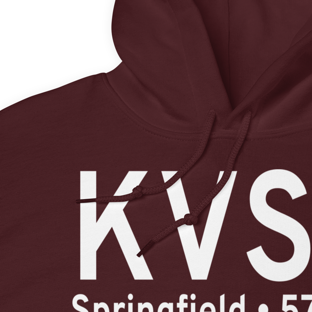 Hartness State (Springfield) Airport (KVSF) ICAO Hoodie Sweatshirt 
