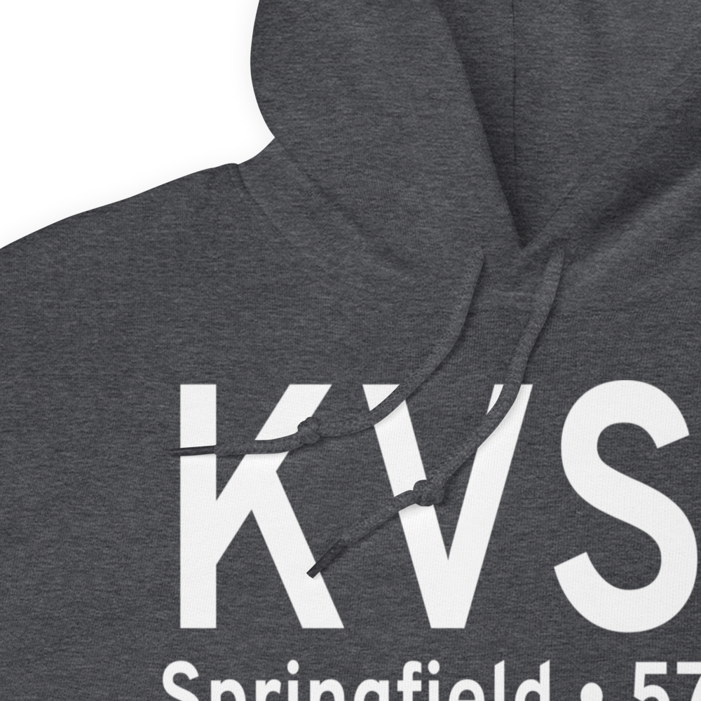 Hartness State (Springfield) Airport (KVSF) ICAO Hoodie Sweatshirt 