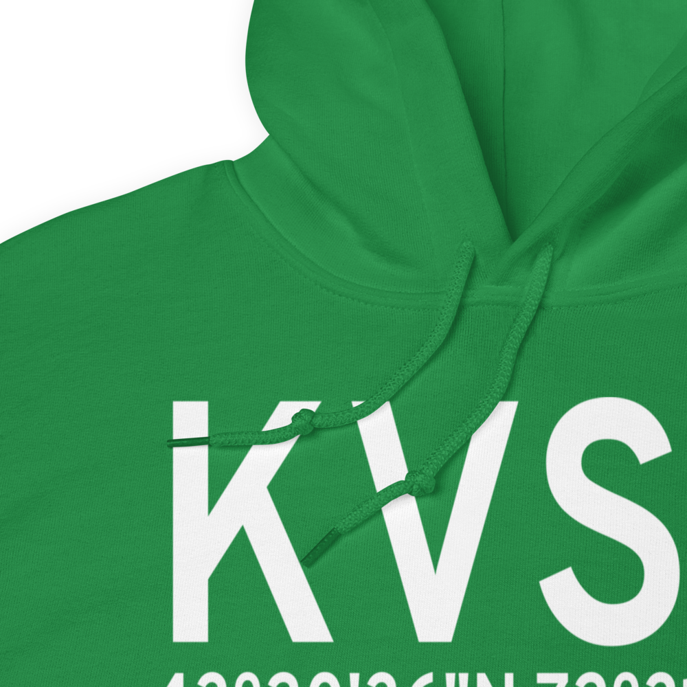 Hartness State (Springfield) Airport (KVSF) ICAO Hoodie Sweatshirt 