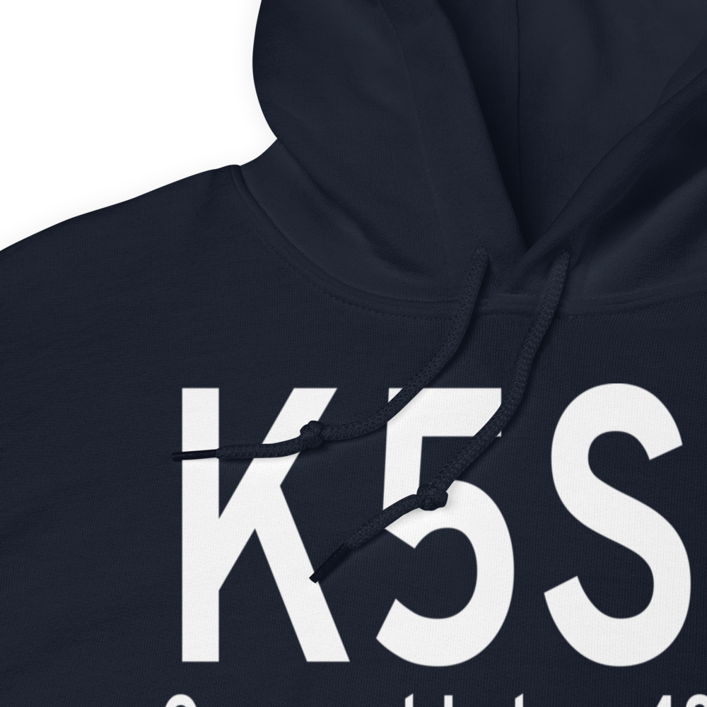 Crescent Lake State Airport (K5S2) ICAO Hoodie Sweatshirt 