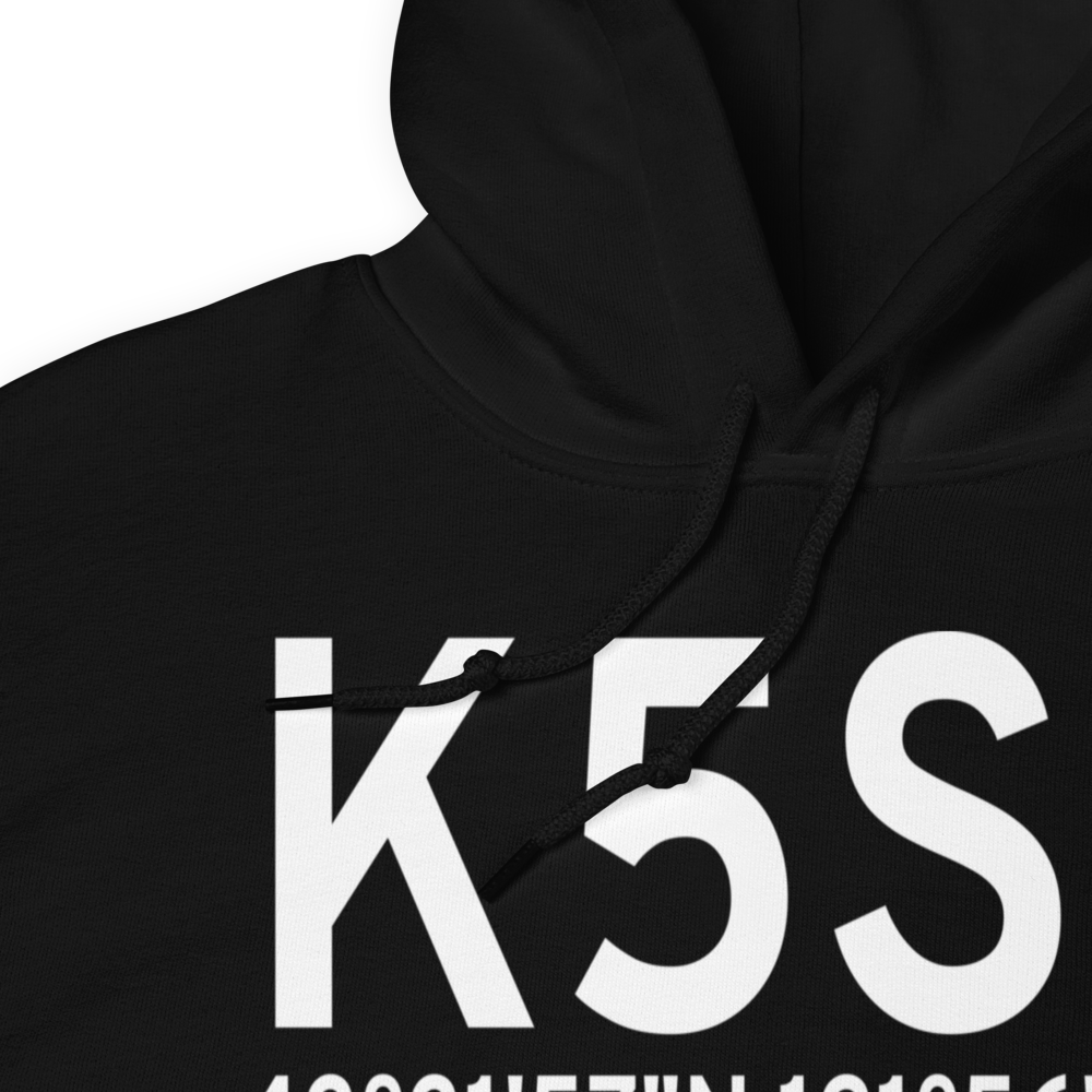 Crescent Lake State Airport (K5S2) ICAO Hoodie Sweatshirt 