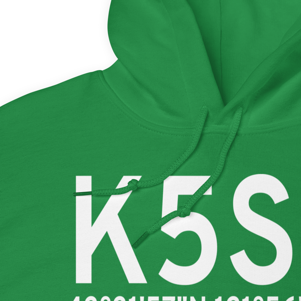Crescent Lake State Airport (K5S2) ICAO Hoodie Sweatshirt 