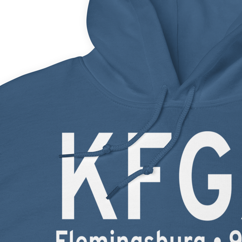 Fleming Mason Airport (KFGX) ICAO Hoodie Sweatshirt 