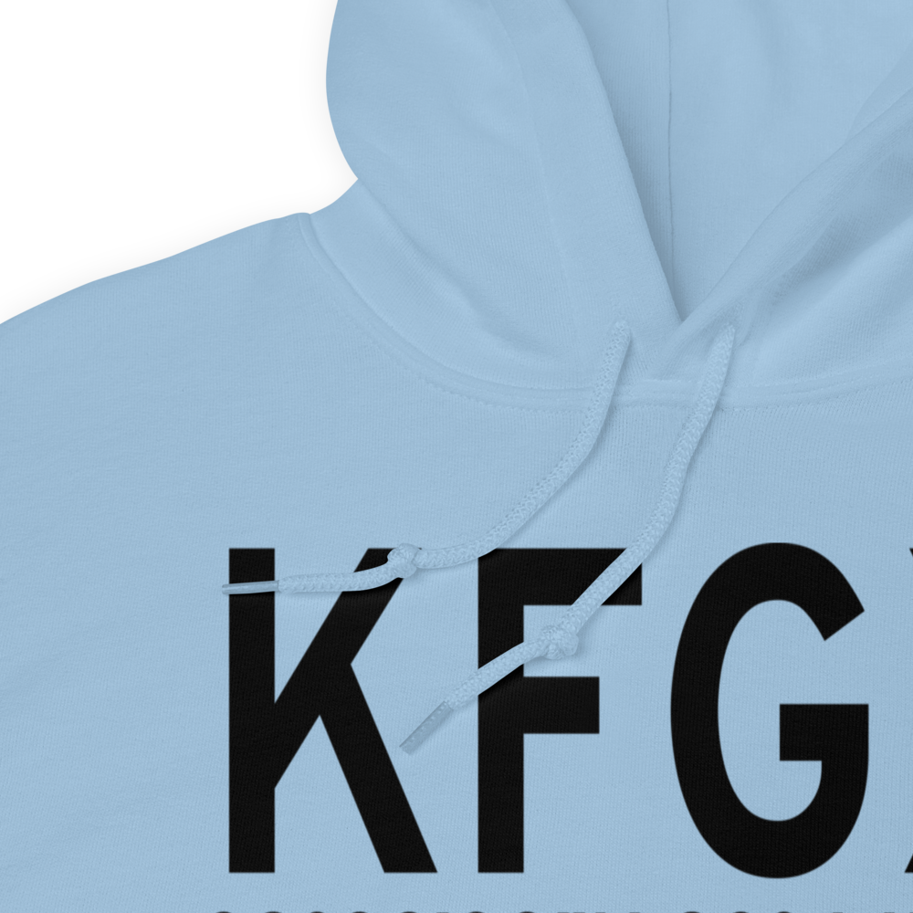 Fleming Mason Airport (KFGX) ICAO Hoodie Sweatshirt 