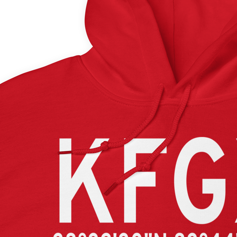Fleming Mason Airport (KFGX) ICAO Hoodie Sweatshirt 