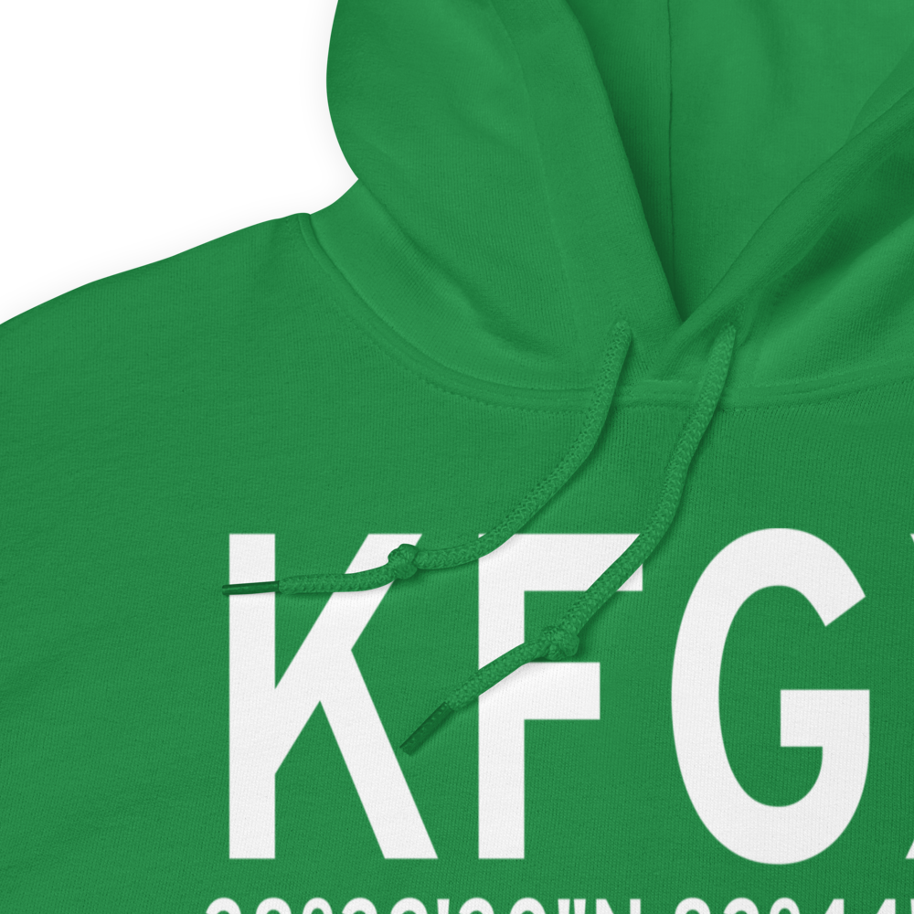 Fleming Mason Airport (KFGX) ICAO Hoodie Sweatshirt 
