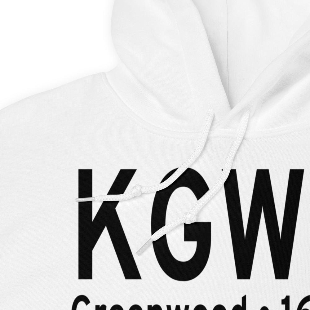 Greenwood–Leflore Airport (KGWO) ICAO Hoodie Sweatshirt 