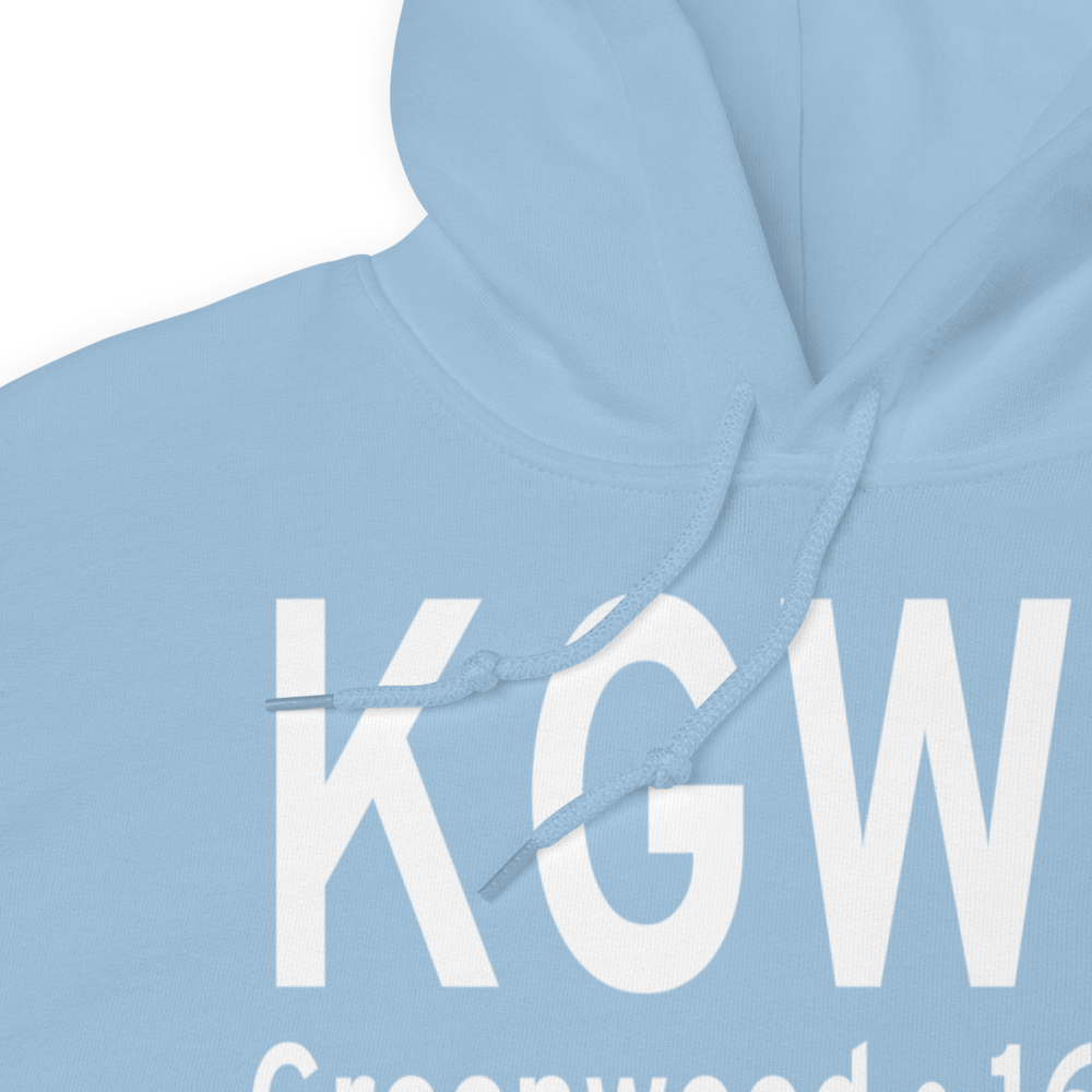 Greenwood–Leflore Airport (KGWO) ICAO Hoodie Sweatshirt 
