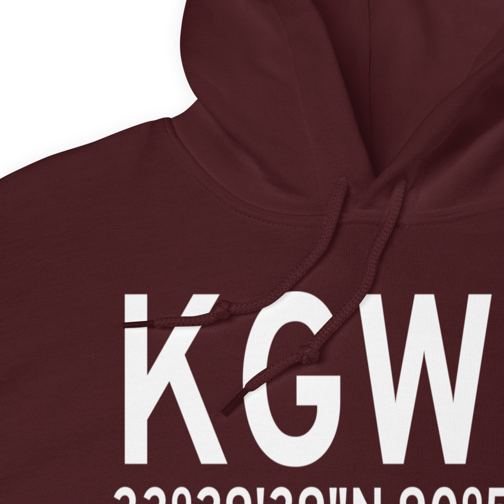 Greenwood–Leflore Airport (KGWO) ICAO Hoodie Sweatshirt 