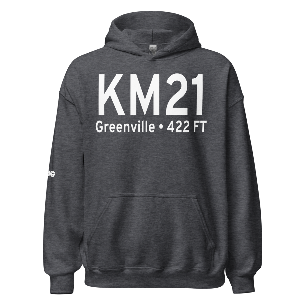 Muhlenberg County Airport (KM21) ICAO Hoodie Sweatshirt 