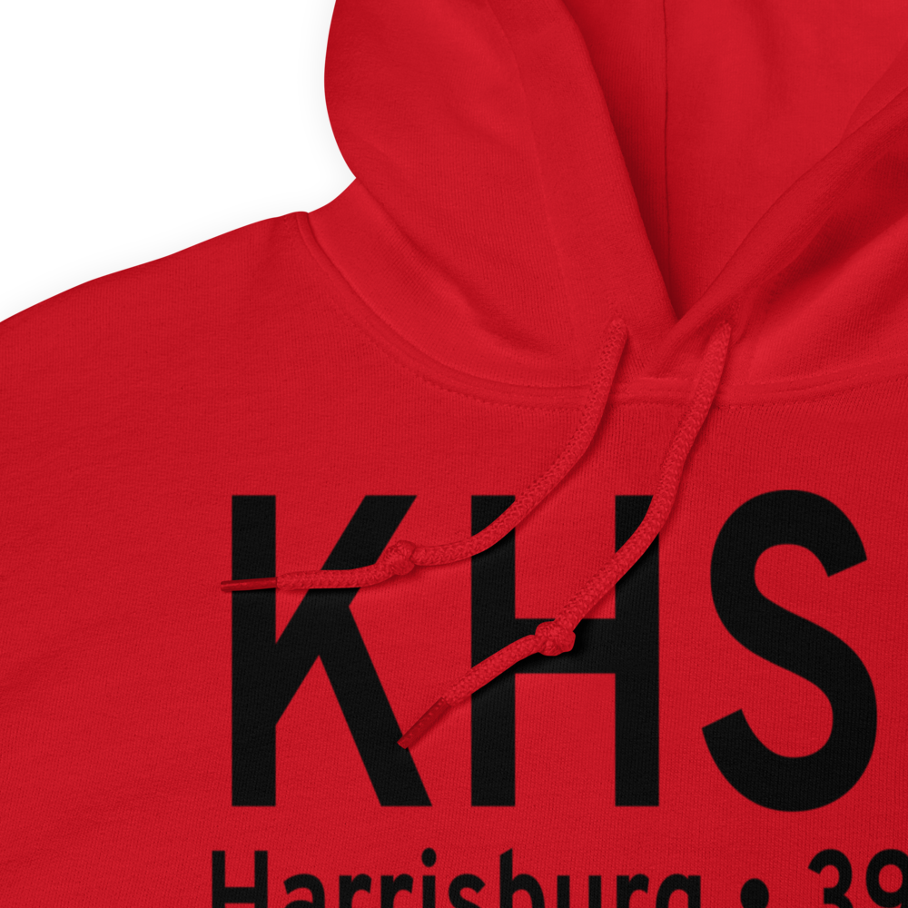 Harrisburg-Raleigh Airport (KHSB) ICAO Hoodie Sweatshirt 