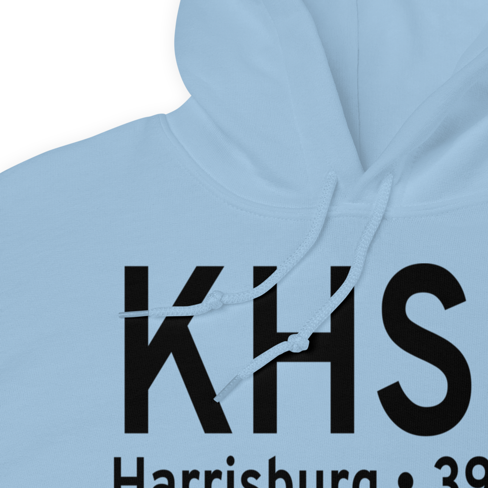 Harrisburg-Raleigh Airport (KHSB) ICAO Hoodie Sweatshirt 