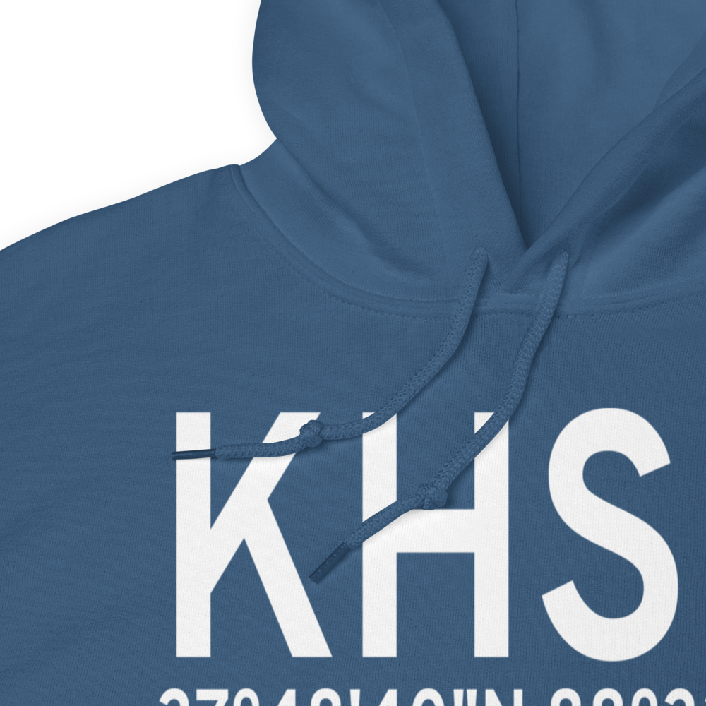 Harrisburg-Raleigh Airport (KHSB) ICAO Hoodie Sweatshirt 