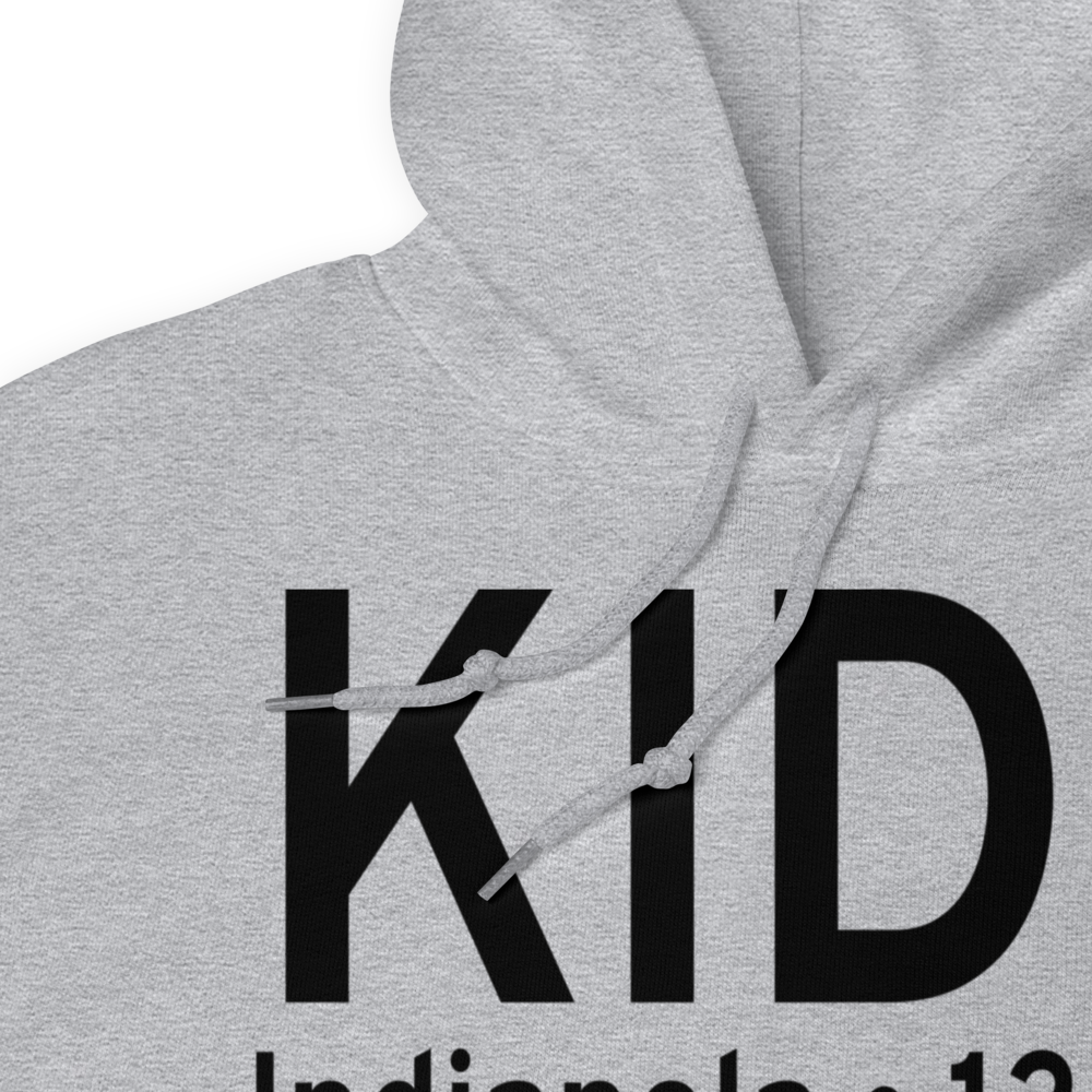 Indianola Municipal Airport (KIDL) ICAO Hoodie Sweatshirt 