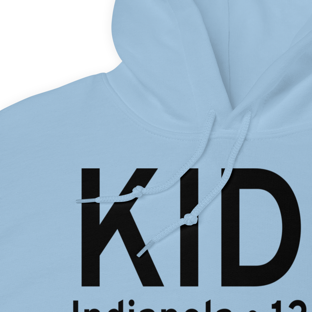 Indianola Municipal Airport (KIDL) ICAO Hoodie Sweatshirt 