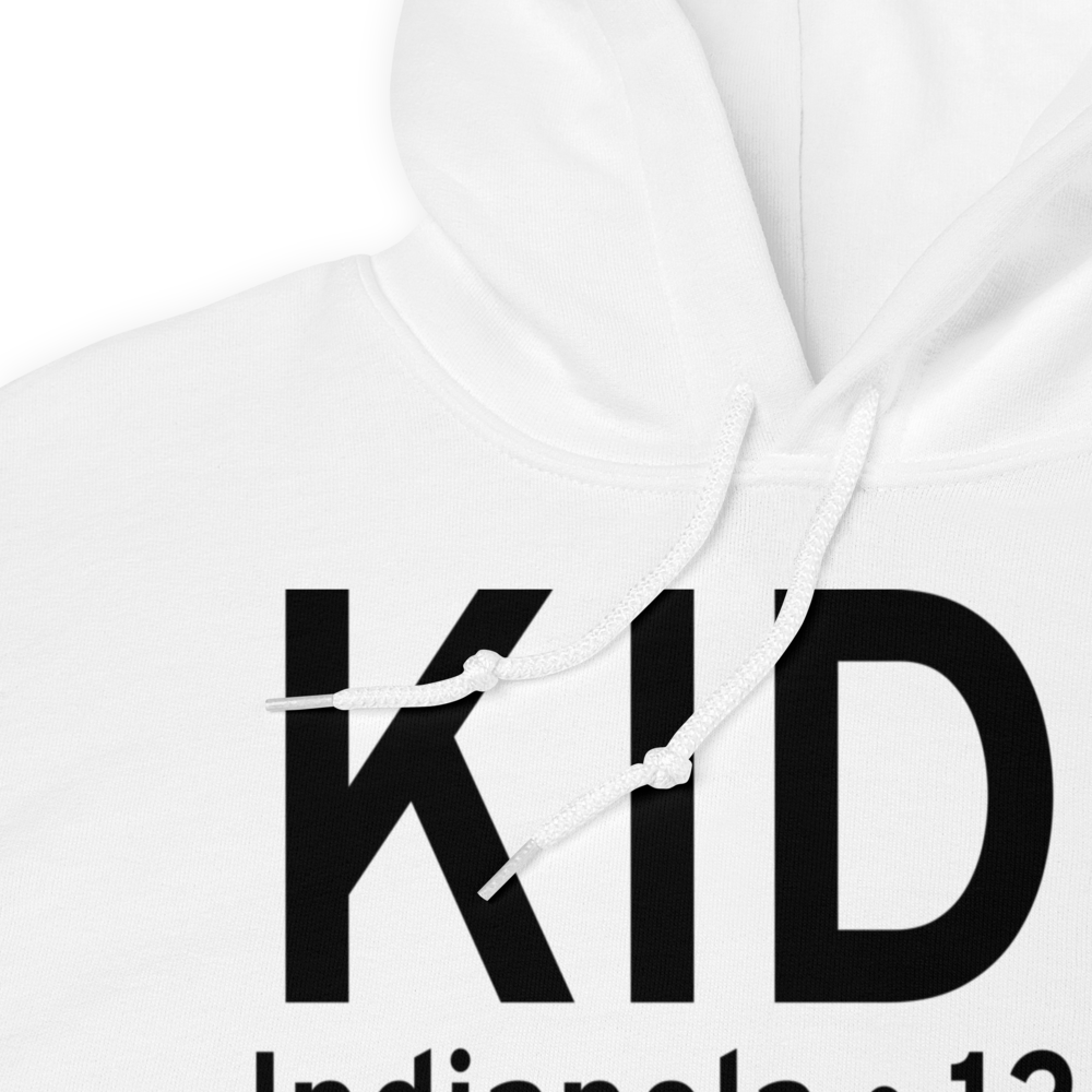 Indianola Municipal Airport (KIDL) ICAO Hoodie Sweatshirt 