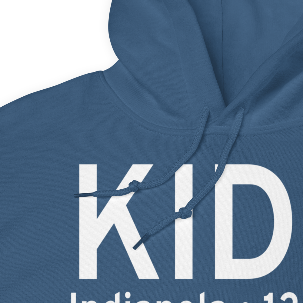 Indianola Municipal Airport (KIDL) ICAO Hoodie Sweatshirt 
