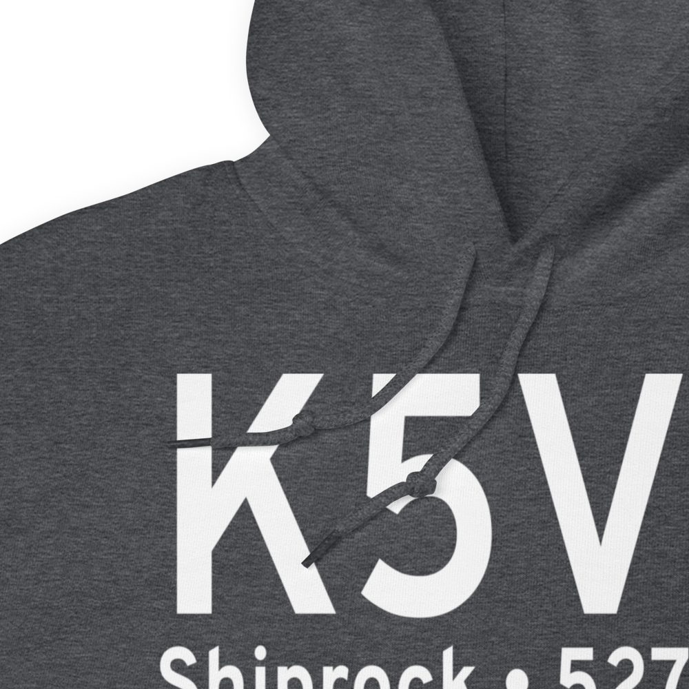 Shiprock Airstrip (K5V5) ICAO Hoodie Sweatshirt 