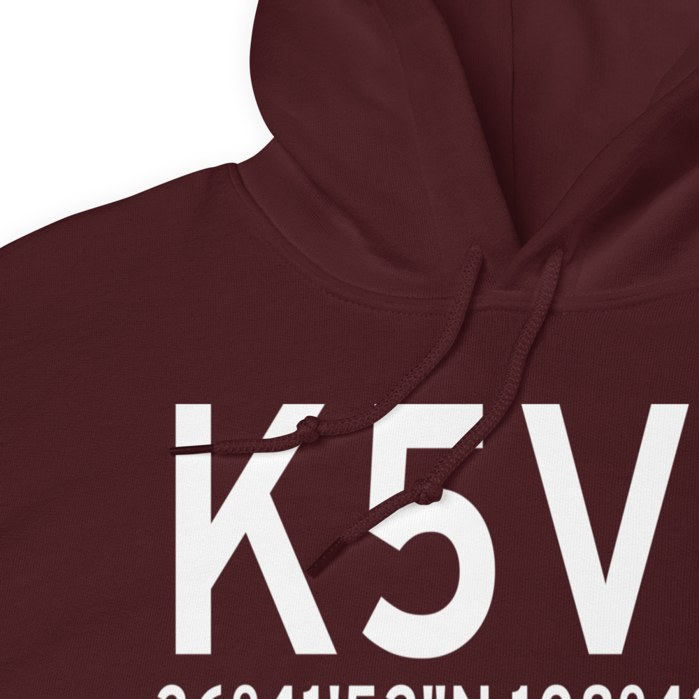Shiprock Airstrip (K5V5) ICAO Hoodie Sweatshirt 