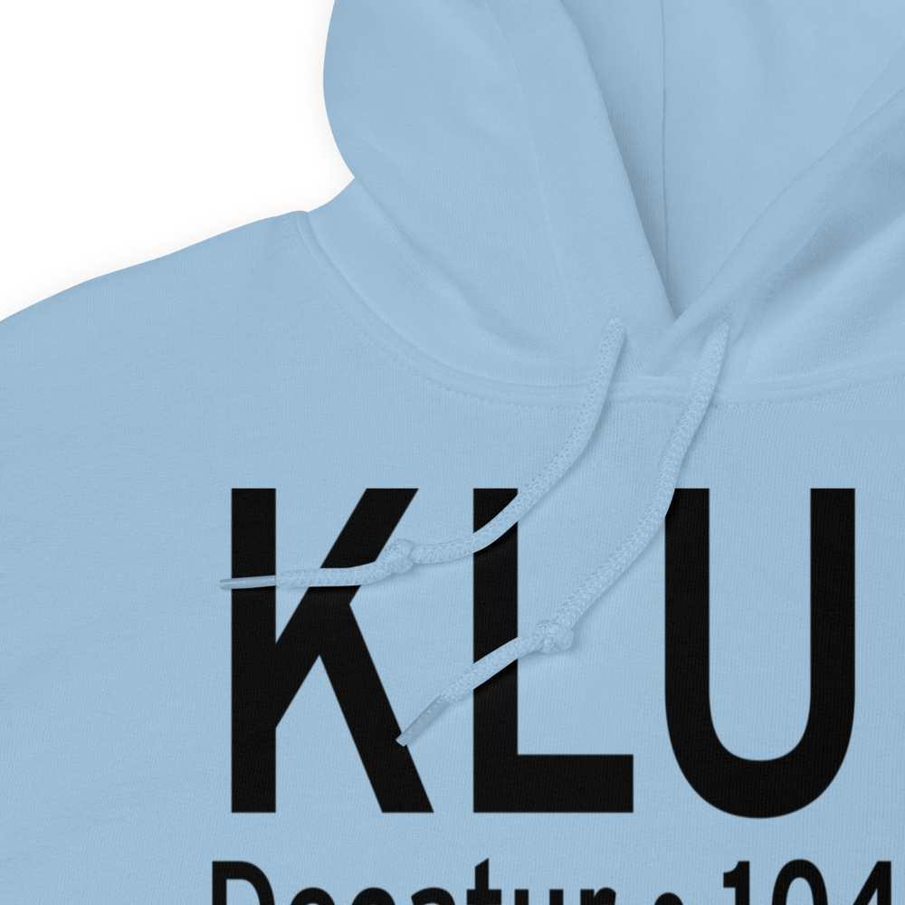 Decatur Municipal Airport (KLUD) ICAO Hoodie Sweatshirt 