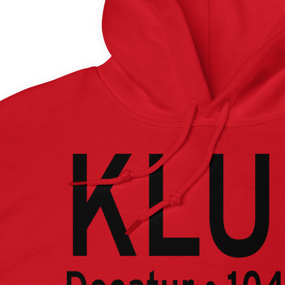 Decatur Municipal Airport (KLUD) ICAO Hoodie Sweatshirt 