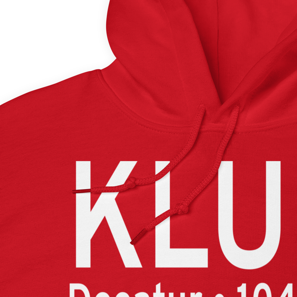Decatur Municipal Airport (KLUD) ICAO Hoodie Sweatshirt 
