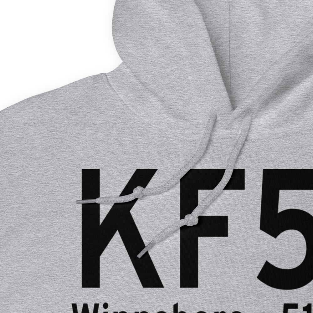 Winnsboro Municipal Airport (KF51) ICAO Hoodie Sweatshirt 