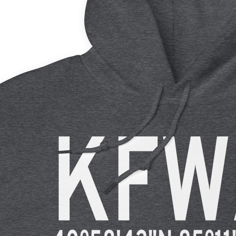 Fort Wayne International Airport (KFWA) ICAO Hoodie Sweatshirt 