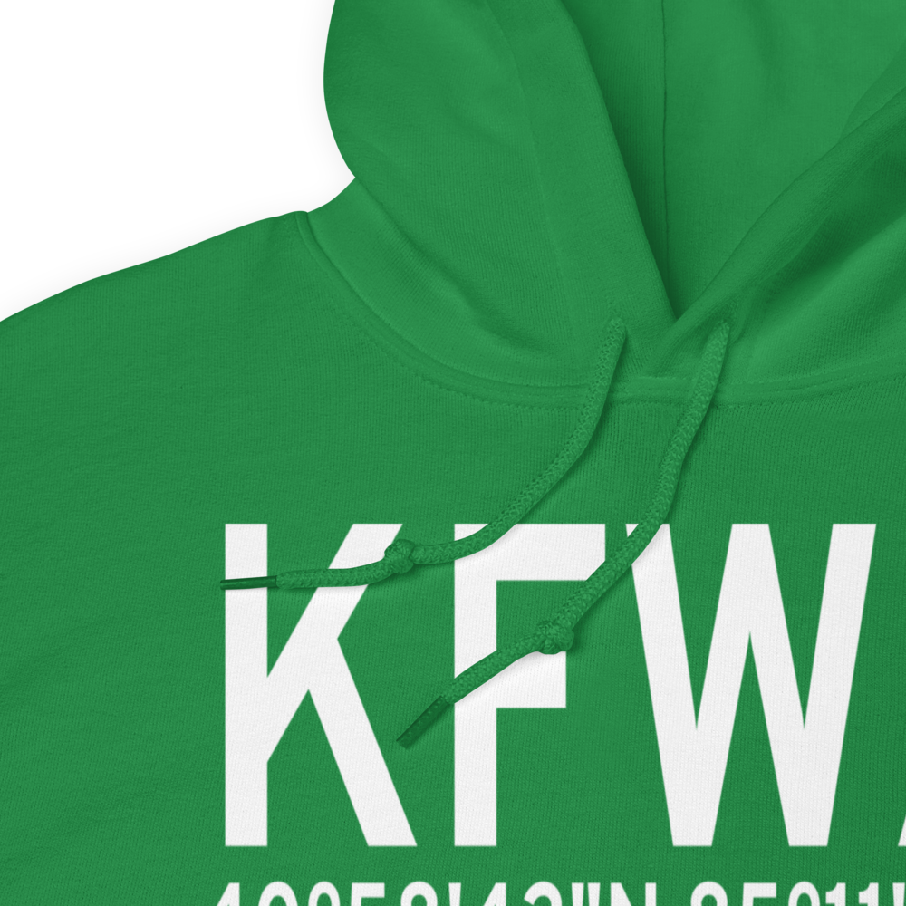 Fort Wayne International Airport (KFWA) ICAO Hoodie Sweatshirt 