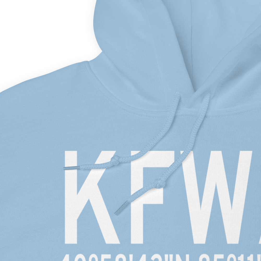 Fort Wayne International Airport (KFWA) ICAO Hoodie Sweatshirt 