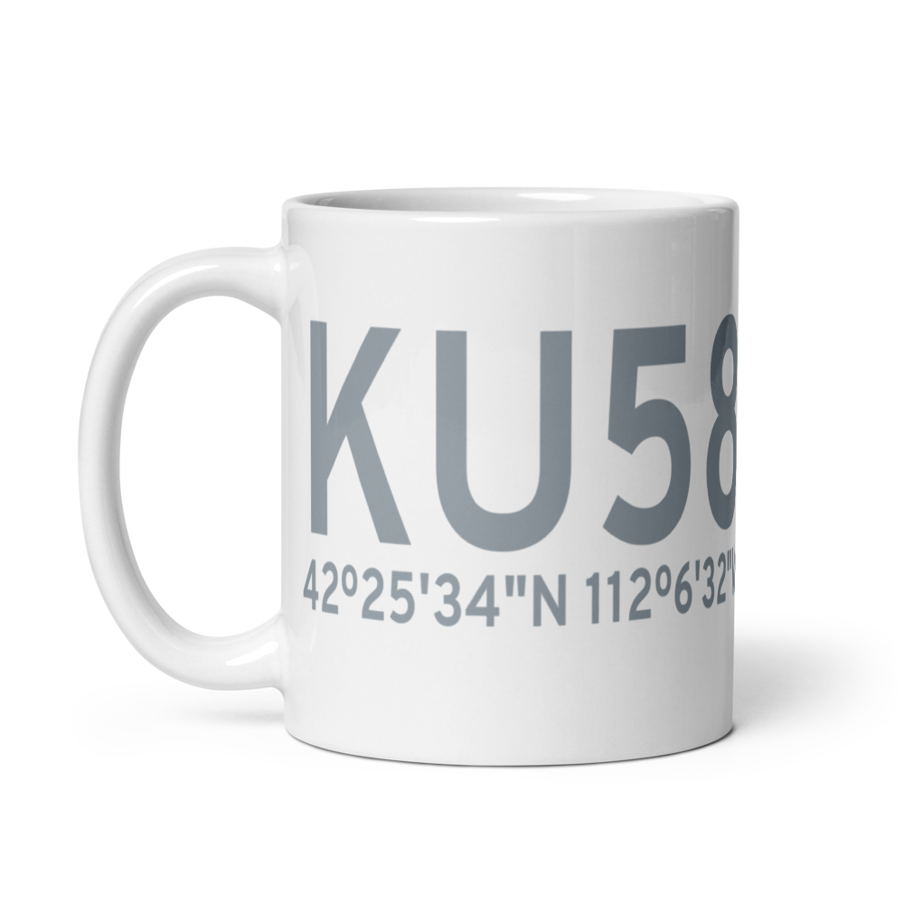 Downey/Hyde Memorial Airport (KU58) ICAO Mug 