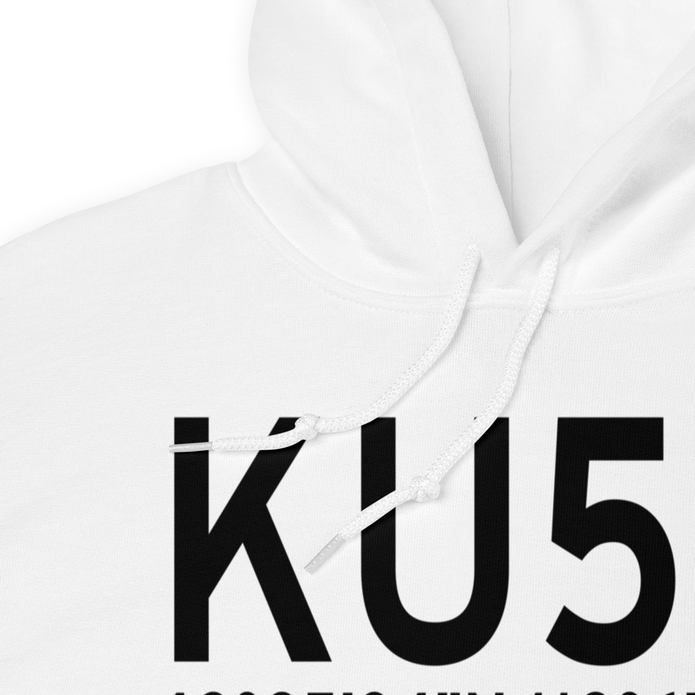 Downey/Hyde Memorial Airport (KU58) ICAO Hoodie Sweatshirt 