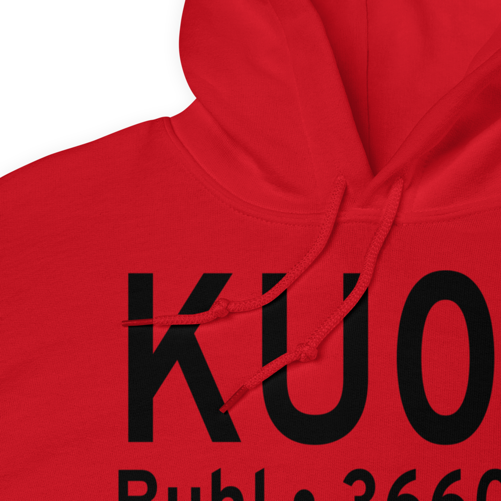 Buhl Municipal Airport (KU03) ICAO Hoodie Sweatshirt 