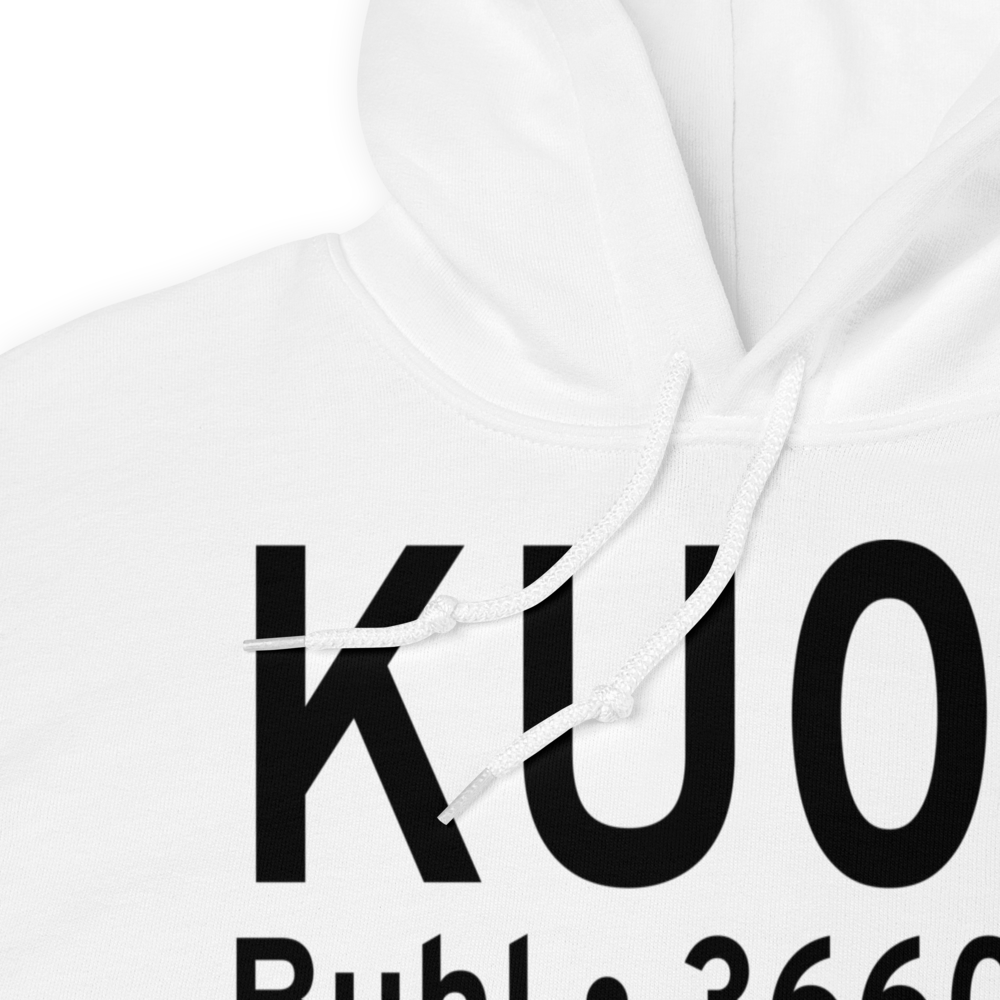 Buhl Municipal Airport (KU03) ICAO Hoodie Sweatshirt 