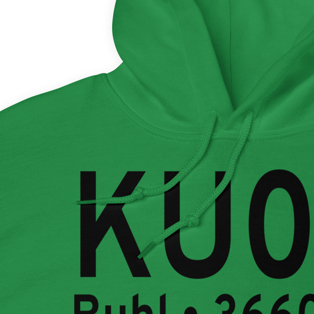 Buhl Municipal Airport (KU03) ICAO Hoodie Sweatshirt 