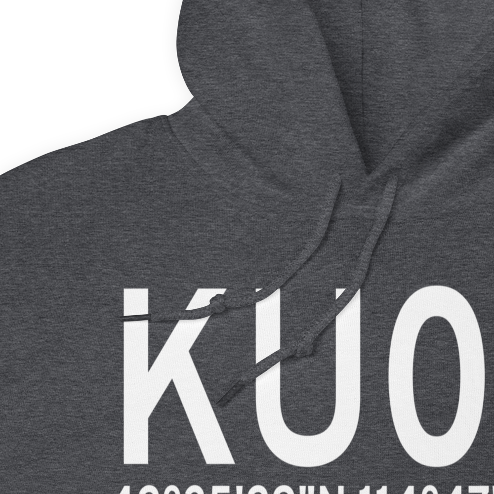 Buhl Municipal Airport (KU03) ICAO Hoodie Sweatshirt 