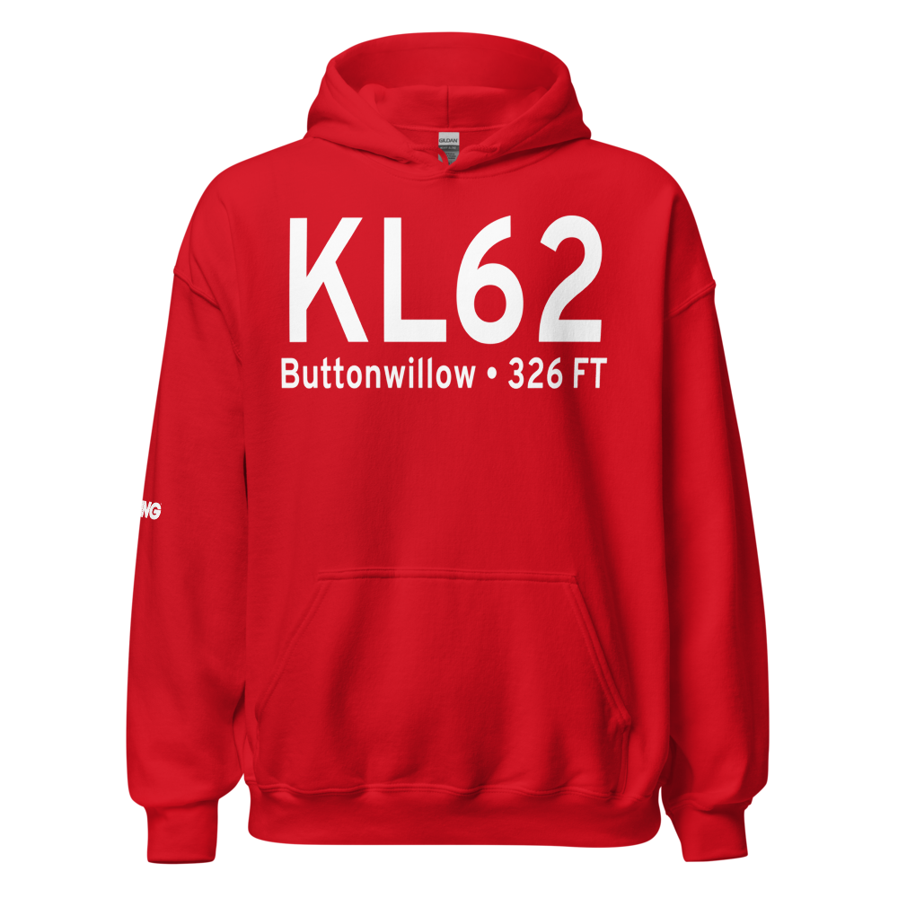 Elk Hills Buttonwillow Airport (KL62) ICAO Hoodie Sweatshirt 