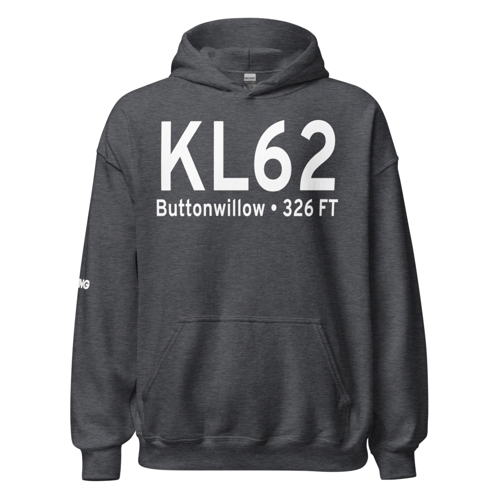 Elk Hills Buttonwillow Airport (KL62) ICAO Hoodie Sweatshirt 